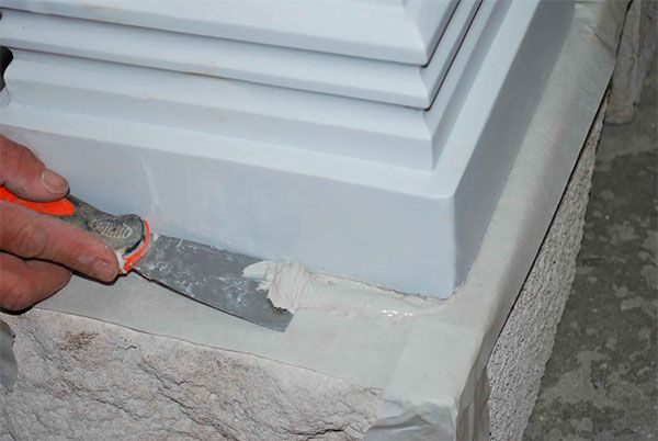 удаление излишка клеевого состава