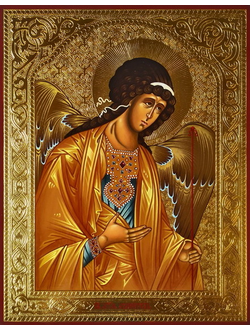 Ангел-Хранитель. Рукописная икона.