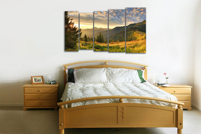 Модульная картина "Солнечные склоны"