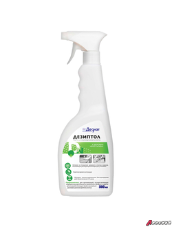 Антисептик для рук и поверхностей спиртосодержащий (68%) с распылителем 500 мл ДЕЗИПТОЛ, дезинфицирующий, жидкость. 609137