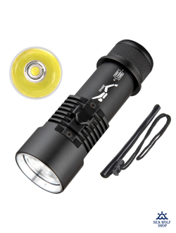 Фонарь подводный Diving D1 P70-1950Lm-белый 13см, бокс, комплект