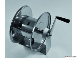 Барабан ручной усиленный для рукава 20м. 1/2" (нерж.) 1/2"ш.1/2"ш. 400 бар