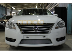 Защита радиатора Nissan Sentra 2014- chrome