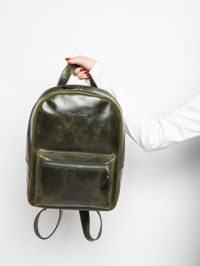 Женский кожаный рюкзак Albiate dark green (арт. 
3103-11)