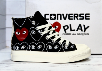 Comme des garcons converse play outlet
