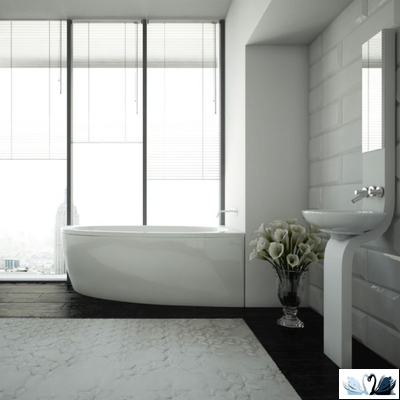 Ванна Azario Kapris 150x90 см AV.0001150, акриловая, правая асимметричной формы