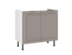 Кухня ФЬЮЖН - Стол СМ-90 2-дверный мокко