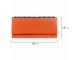 Планинг настольный недатированный (305x140 мм) BRAUBERG "Rainbow", кожзам, оранжевый, 111701