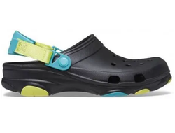 CROCS CLASSIC ALL TERRAIN CLOG ЧЕРНЫЕ С ГОЛУБЫМ