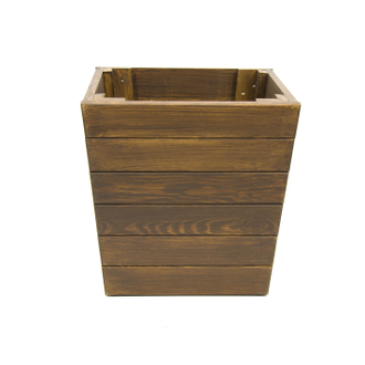 Кашпо квадратное (конус) 500х500х500 (сосна)