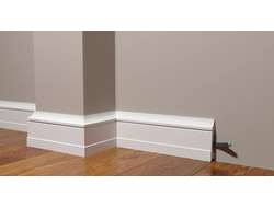 Напольный плинтус Decor-Dizayn DD711, для покраски, влагостойкий, ударопрочный, 2 метра