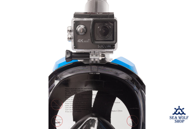 Маска полнолицевая Scuba Brothers Beatle Black/blue S/M