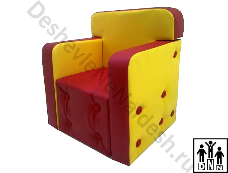 Детская игровая мебель Комфорт кресло красное