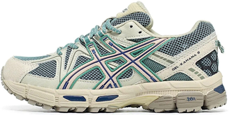 Asics Gel Kahana 8 Khaki Blue Белые с зеленым