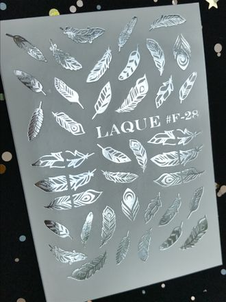 LAQUE STIKERS F28 (Серебро)