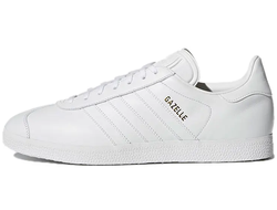 Adidas Gazelle белые кожаные