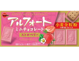 BOURBON Alfort mini chocolate Печенье с клубничным шоколадом (12 шт)