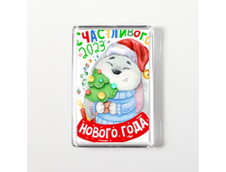 Магнит акриловый год Кролика №21