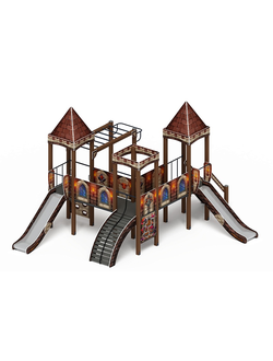 Серия «Замок» (Средневековый) ДИК 2.18.02-02 H=1200 игровой комплекс