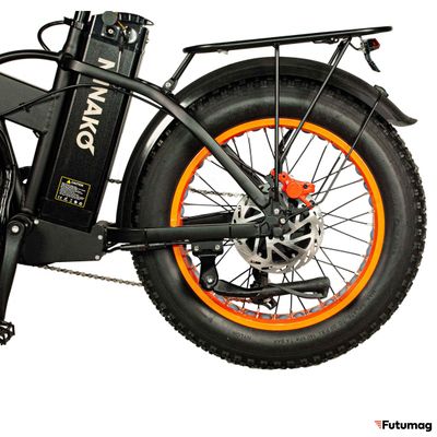 Электровелосипед Minako f10 Dual полноприводный Оранжевый