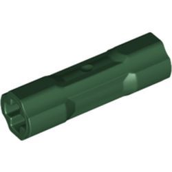Technic, Axle Connector 3L, Dark Green (26287 / 6330196)
