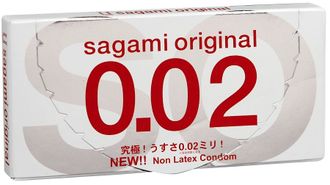 Ультратонкие презервативы Sagami Original 0.02 - 2 шт. Производитель: Sagami, Япония