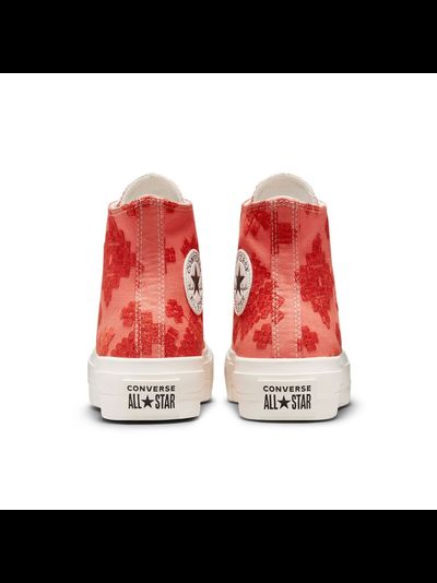 Кеды Converse Chuck Taylor Lift Festival Broderie High Top Bright Madder