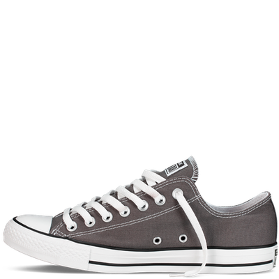 Серые низкие кеды Converse All Star фото