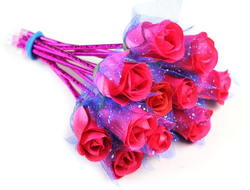 Ручка шариковая цветок Роза