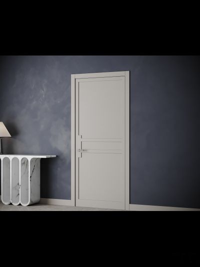 Межкомнатные двери Archi Line Горизонт высота 2400 мм, ширина 1200 мм, каркас 42 мм наружного открывания