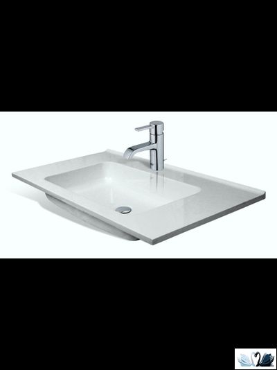 Раковина Эстет Kare 90 х 50 см Мраморная на тумбу