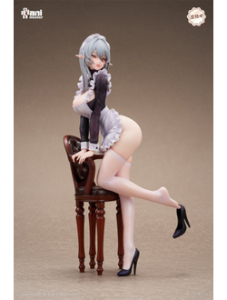 Фигурка 1/6  Ленивая горничная Сильвер (Lazy Naughty Maid Sivir)