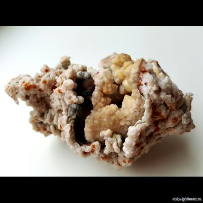 Кварц-кварцин халцедоновый. 96*60*54мм