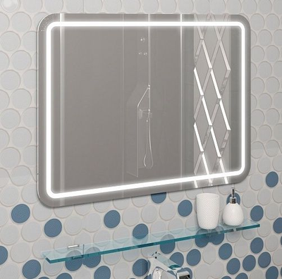 Мебель для ванной Opadiris Элеганс 80 белый матовый (с зеркалом)