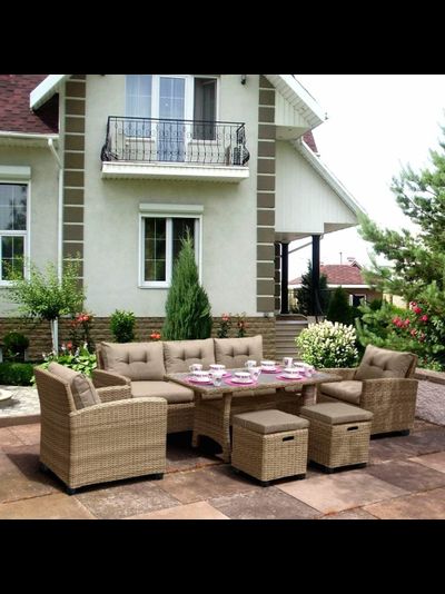 Комплект плетеной мебели AFM-310B Beige