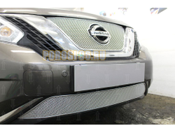 Защита радиатора Nissan Murano Z52 2014- chrome верх PREMIUM