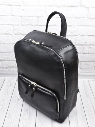 Женский кожаный рюкзак Vicenza Premium black (арт. 
3105-51)