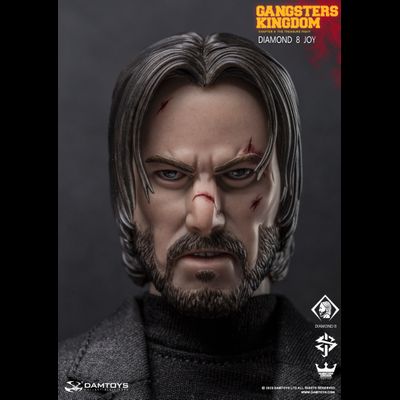 Джон Уик (Киану Ривз, "Джон Уик") - Коллекционная ФИГУРКА 1/6 scale Gangsters Kingdom DIAMOND 8 JOY (GK028A) - DAMTOYS