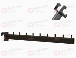 MB-M940Z Кронштейн прямой на овал трубу 9 шт черный