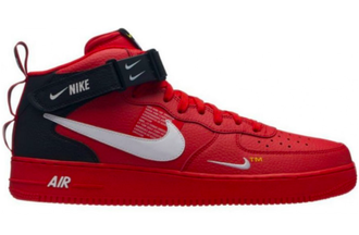 Nike Air Force 1 Mid '07 LV8 Red красные