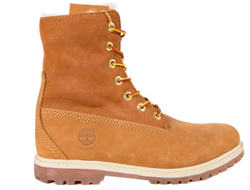 Timberland Teddy Fleece Желтые/мех с отворотом (34-38)