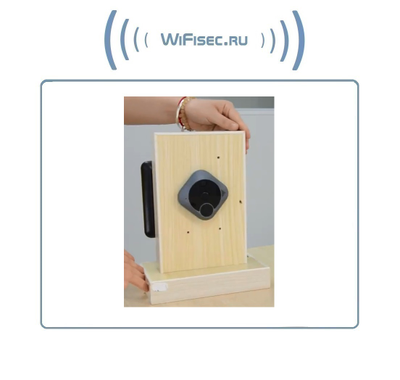 Автономный беспроводной надверный комплект (монитор 7" + панель вызова) с шлюзом LAN с DVR + модуль управления электронным замком, HD (Acebell)