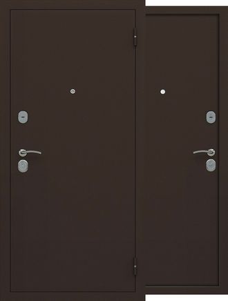 Металлическая входная дверь «Аврора» металл снаружи /металл внутри