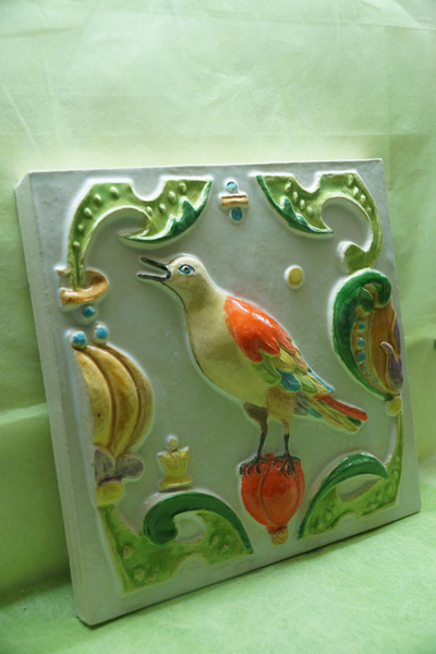 Соловей свободы (фасадный изразец)