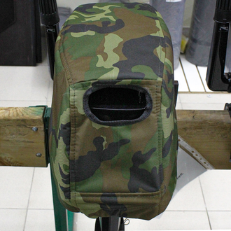 Чехол для капота лодочного мотора Fish3 камуфляж (ткань палатка, внутри флис) на застежке