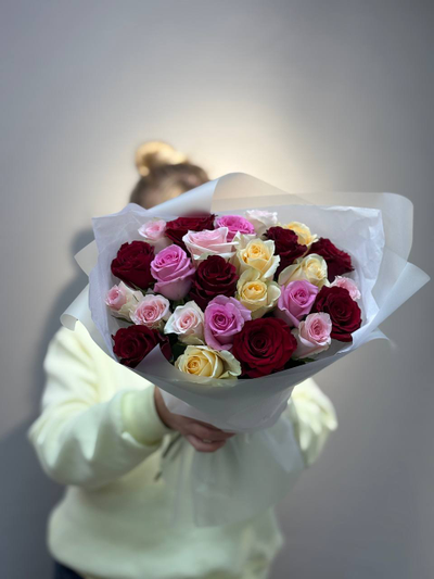 Букет из кенийских роз 25