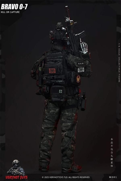 ПРЕДЗАКАЗ - Саймон "Гоуст" Райли (Ghost, CoD Modern Warfare)  - Коллекционная ФИГУРКА 1/6 scale BRAVO 0-7 KILL OR CAPTURE (M001) - VERYHOTTOYS ?ЦЕНА: 17600 РУБ.?