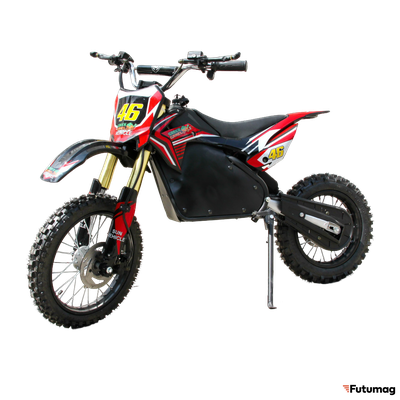 Электромотоцикл GreenCamel Питбайк DB500, 48V 1500W R14/R12 красный