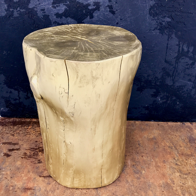 пень интерьерный, золото