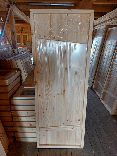 Дверь для бани деревянная 1700х800х40